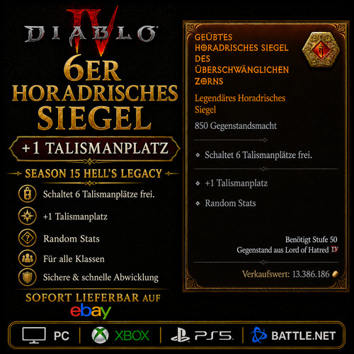 Diablo items sigillo orarico - 4,