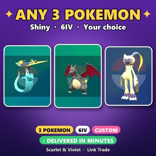 Qualsiasi pokemon shiny 6iv - pokemon,